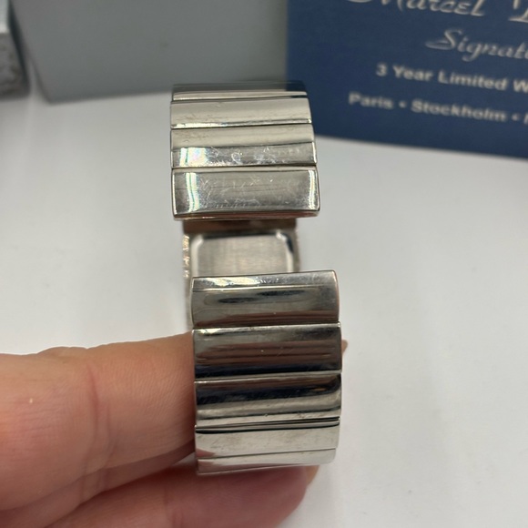 MARCEL DRUCKER Vintage Bracelet Cuff Watch, box, dust bag - Picture 6 of 9